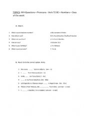 English Worksheet: mixed activities