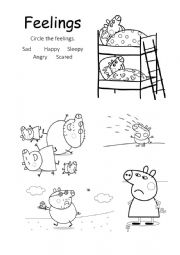 English Worksheet: Feelings