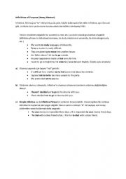 English Worksheet: Infinitives of Purpose