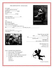 English Worksheet: I Will Always Love You