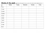 English Worksheet: Nelson Spelling - Book 1