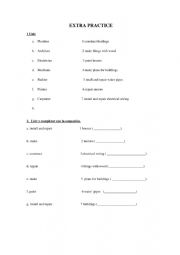English Worksheet: Technical english for secondary school