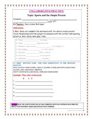English Worksheet: FREE TIME ACTIVITIES, SPORTS 
