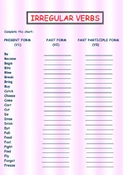 English Worksheet: SIMPLE PAST TENSE
