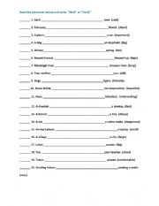 English Worksheet: Comparatives