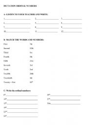 Ordinal Numbers