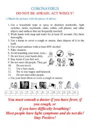 English Worksheet: COVID-19