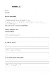 English Worksheet: Sherlock Holmes Oral Comprehension (YouTube video)