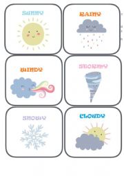 Weather Flashcards