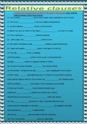 RELATIVE CLAUSES