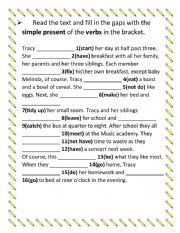 Simple Present Passage