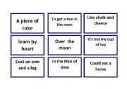 Idioms Cards (I) 