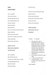 English Worksheet: SOAD song