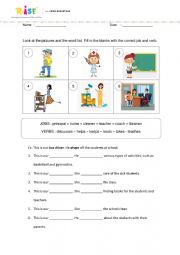 job worksheet