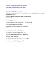 English Worksheet: Olympic games - history, symbols
