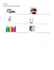 English Worksheet: Numbers.. How many?