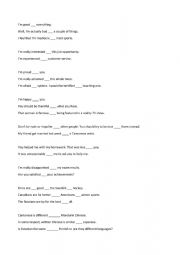 English Worksheet: Prepositions with Adjectives