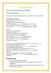 English Worksheet: Song about gender equality and feminism