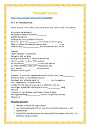 Song gender equality and feminism - ESL worksheet by LadyT87