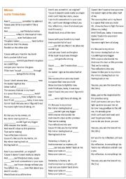 English Worksheet: MIRROW LISTENING GAME