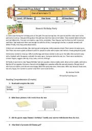 English Worksheet: 8th form test 4