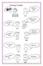 greetings  conversation