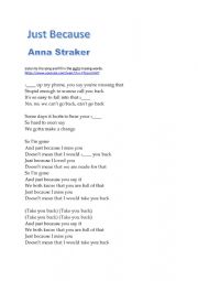 Just Because - Anna Straker