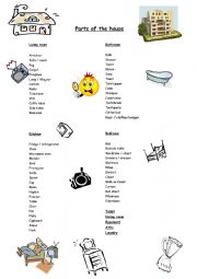 English Worksheet: Home and furnitures