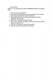 English Worksheet: Business English listening activity