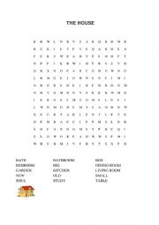 English Worksheet: The house