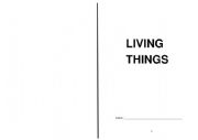 English Worksheet: Living Things Book Project