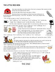 Little Red Hen -- fill in missing letters