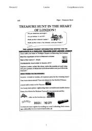 Treasure Hunt Flyer London