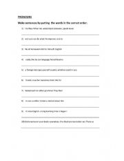 English Worksheet: Pronoun paraphrasing