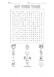 Free Time Activities_WordSearch