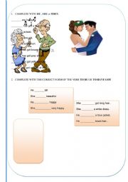 English Worksheet: HAVE GOT OR TO BE?