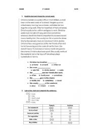 English Worksheet: present simple- present continuous