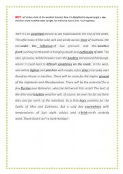 English Worksheet: Weather with Prince Charles