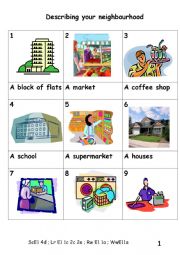 My neighbourhood (vocabulary)