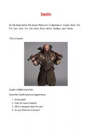 The Hobbit-Dwalin and the Dwarves