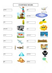 English Worksheet: Nouns