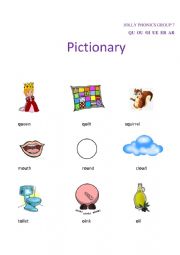 English Worksheet: Jolly Phonics 7 sounds group pictionary