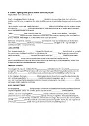 English Worksheet: Mixed tenses