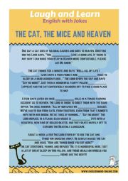 Learn English with jokes / stories: The cat, The mice, The Heaven