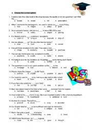 English Worksheet: REVISION EXERCISES B2 WITH KEY