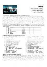 English Worksheet: Lost