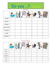 English Worksheet: Hobbies - Battle ship