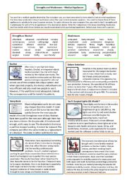 Strengths and Weaknesses - Medical Appliances 