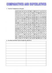 English Worksheet: Comparative Degree