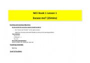 NCE-Lesson 1- Lesson plan